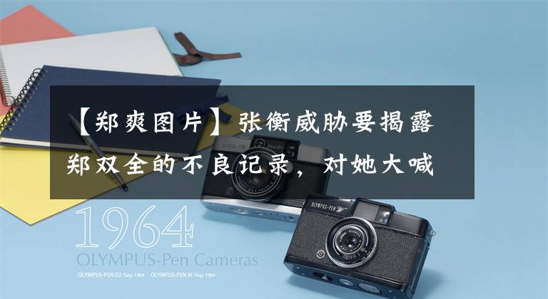 【郑爽图片】张衡威胁要揭露郑双全的不良记录，对她大喊大叫。被逼到角落里。没有什么好害怕的。