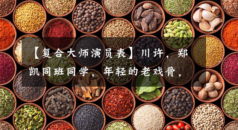 【复合大师演员表】川许,郑凯同班同学,年轻的老戏骨,这种学霸是不服气的。