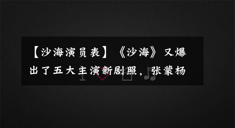 【沙海演员表】《沙海》又爆出了五大主演新剧照,张蒙杨勇《清爽》没有失去男子、武磊热血
