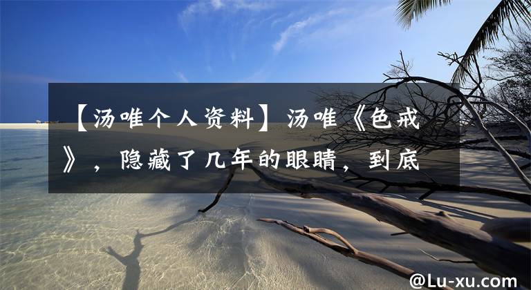 【汤唯个人资料】汤唯《色戒》,隐藏了几年的眼睛,到底支付错了吗?时间给答案