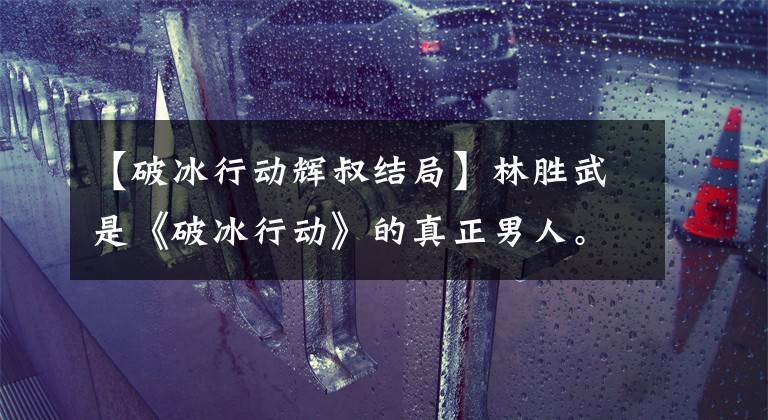 【破冰行动辉叔结局】林胜武是《破冰行动》的真正男人。为了保护辉叔，到死都在留下证据