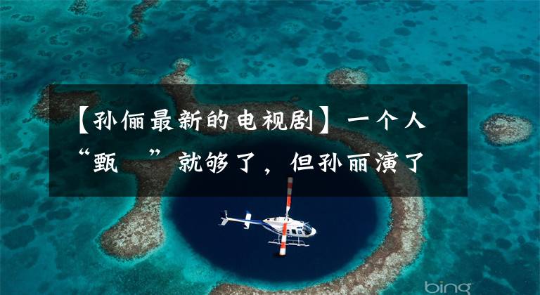 【孙俪最新的电视剧】一个人“甄嬛”就够了,但孙丽演了五大经典角色。