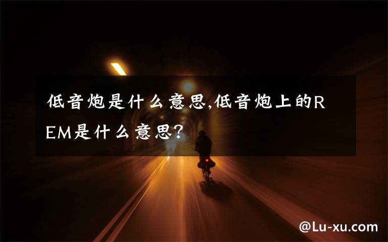 低音炮是什么意思,低音炮上的REM是什么意思？