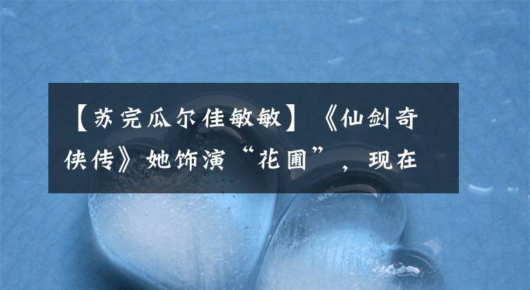 【苏完瓜尔佳敏敏】《仙剑奇侠传》她饰演“花圃”,现在穿着斜肩毛衣斜裙子,柔软如精灵。