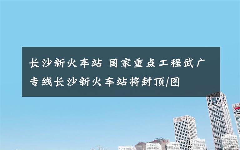 长沙新火车站 国家重点工程武广专线长沙新火车站将封顶/图