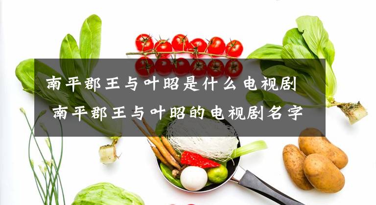 南平郡王与叶昭是什么电视剧 南平郡王与叶昭的电视剧名字 叶昭电视剧全部