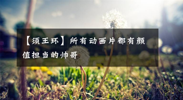 【须王环】所有动画片都有颜值担当的帅哥