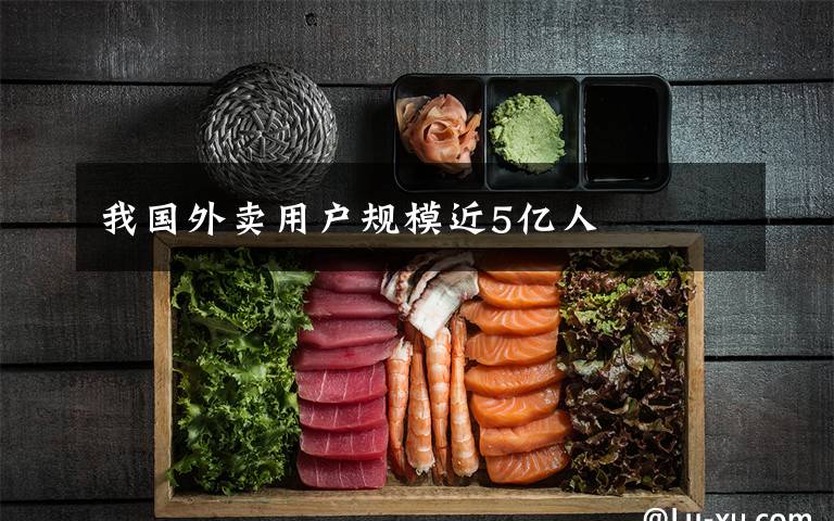 我国外卖用户规模近5亿人