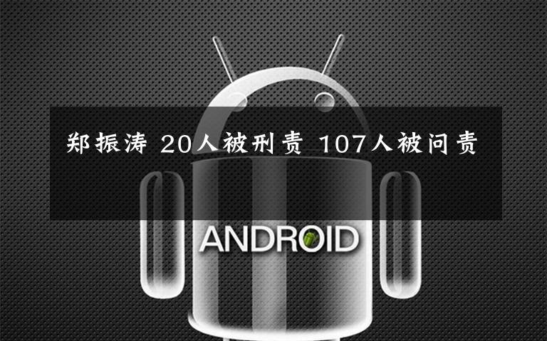 郑振涛 20人被刑责 107人被问责