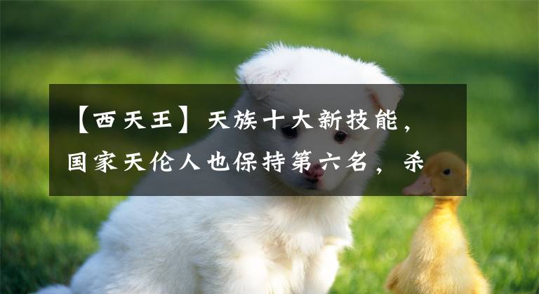 【西天王】天族十大新技能,国家天伦人也保持第六名,杀心天水孵化第三名,最强的是他。