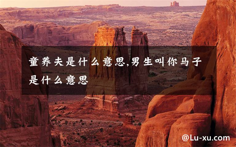 童养夫是什么意思,男生叫你马子是什么意思