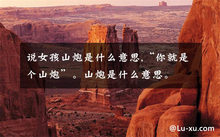 说女孩山炮是什么意思,“你就是个山炮”。山炮是什么意思。