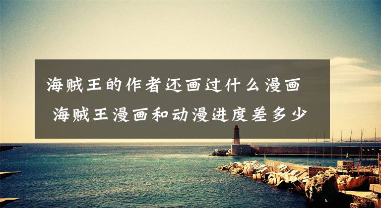 海贼王的作者还画过什么漫画 海贼王漫画和动漫进度差多少