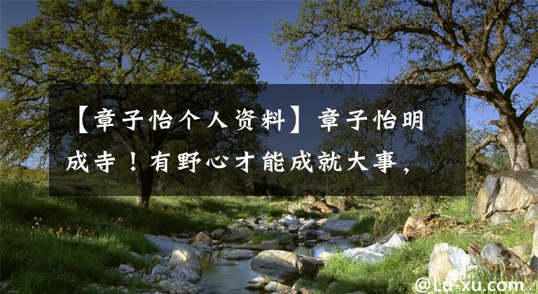 【章子怡个人资料】章子怡明成寺!有野心才能成就大事,非王峰坚持不嫁也全是本事