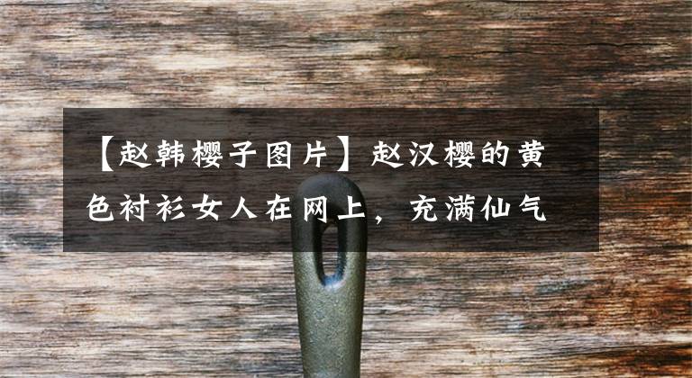 【赵韩樱子图片】赵汉樱的黄色衬衫女人在网上，充满仙气，是赞剧中最美的女配