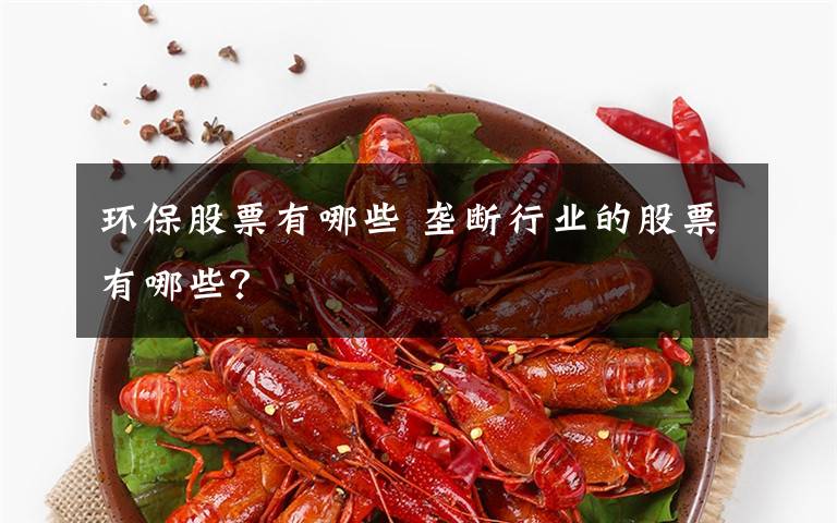 环保股票有哪些 垄断行业的股票有哪些?