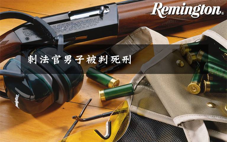 刺法官男子被判死刑