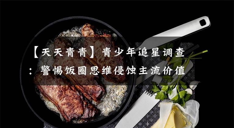 【天天青青】青少年追星调查：警惕饭圈思维侵蚀主流价值观