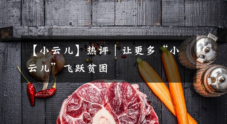 【小云儿】热评｜让更多“小云儿”飞跃贫困