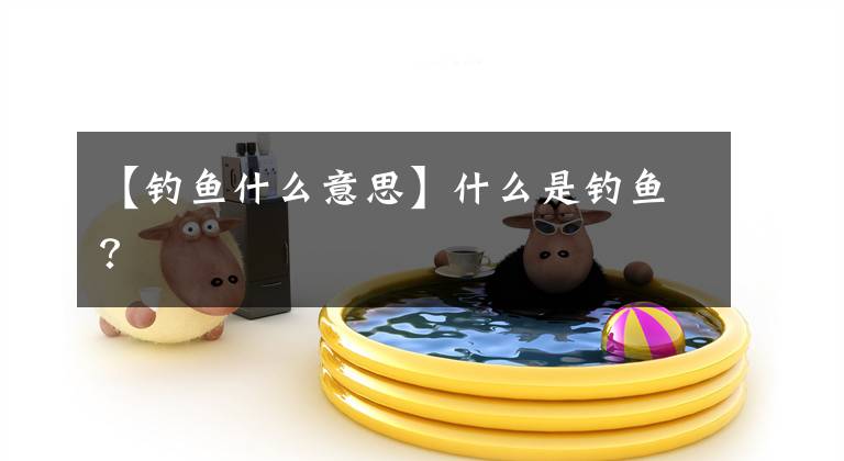 【钓鱼什么意思】什么是钓鱼？