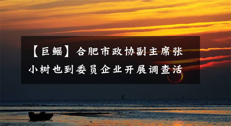 【巨鳐】合肥市政协副主席张小树也到委员企业开展调查活动。