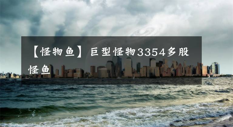 【怪物鱼】巨型怪物3354多股怪鱼