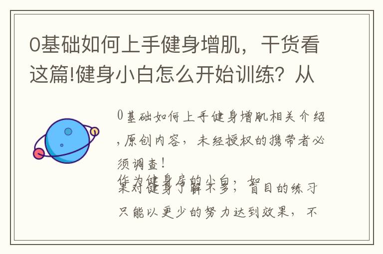 0基础如何上手健身增肌,干货看这篇!健身小白怎么开始训练?从几个基础动作入手,提高健身效果