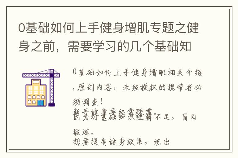 0基础如何上手健身增肌专题之健身之前,需要学习的几个基础知识,让你更加高效地锻炼