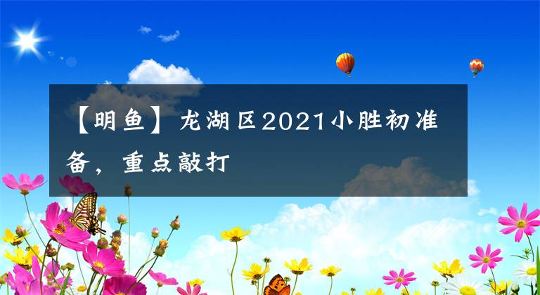 【明鱼】龙湖区2021小胜初准备,重点敲打