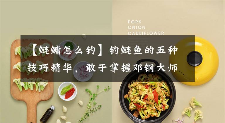 【鲢鳙怎么钓】钓鲢鱼的五种技巧精华,敢于掌握邓钢大师PK