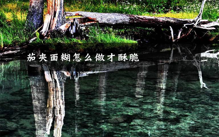 茄夹面糊怎么做才酥脆