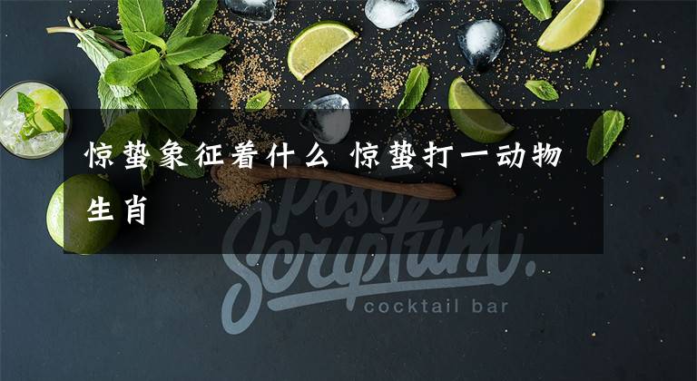 惊蛰象征着什么 惊蛰打一动物生肖