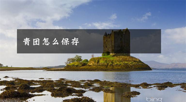 青团怎么保存