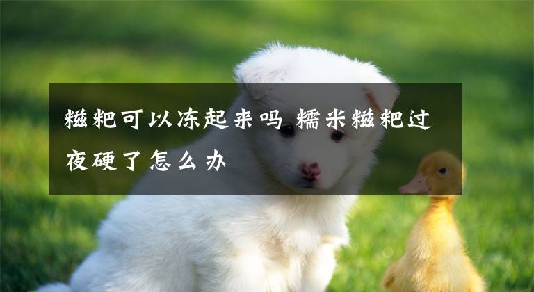 糍粑可以冻起来吗 糯米糍粑过夜硬了怎么办