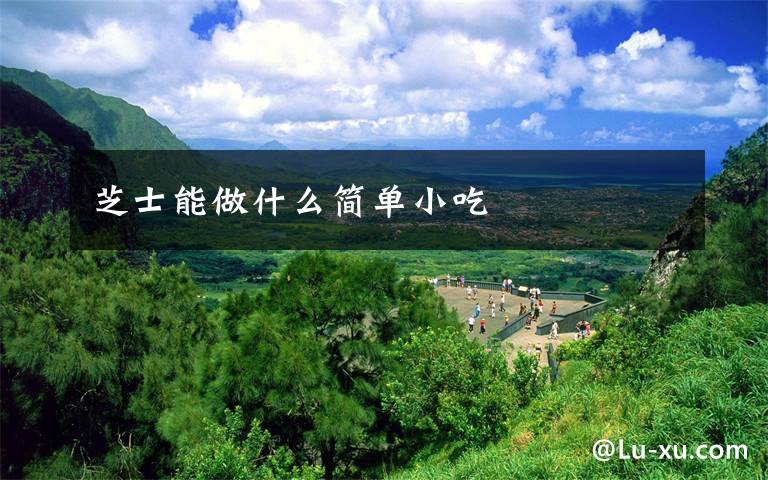 芝士能做什么简单小吃