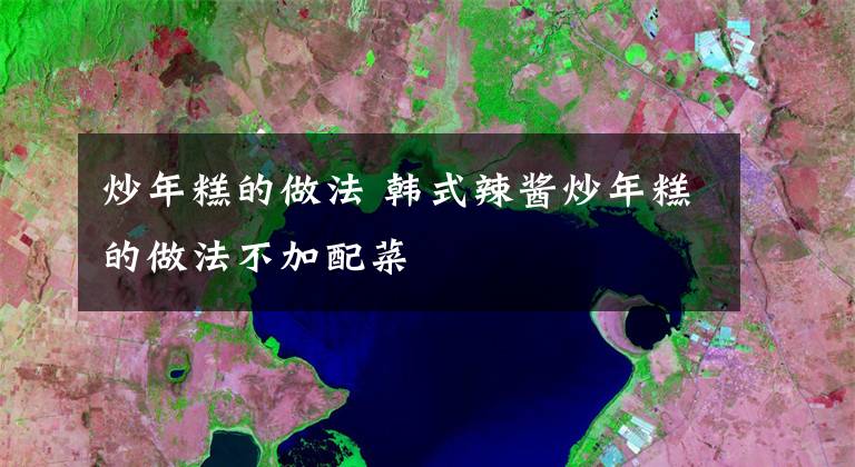 炒年糕的做法 韩式辣酱炒年糕的做法不加配菜