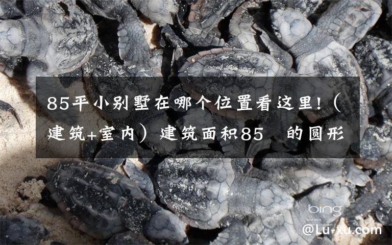 85平小别墅在哪个位置看这里!(建筑+室内)建筑面积85㎡的圆形一层别墅案例分享