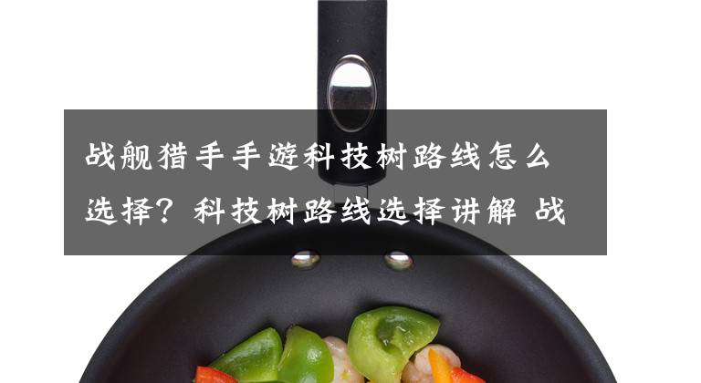 战舰猎手手游科技树路线怎么选择？科技树路线选择讲解 战舰猎手手游卖船教学