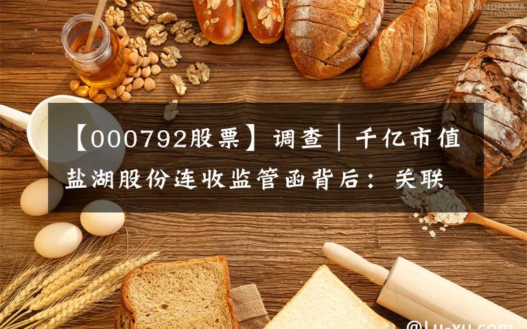 【000792股票】调查｜千亿市值盐湖股份连收监管函背后：关联方资金占用为何信披矛盾 被罚后钾肥售价降了吗