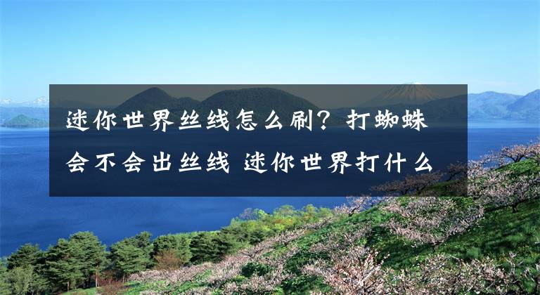迷你世界丝线怎么刷?打蜘蛛会不会出丝线 迷你世界打什么能得丝线