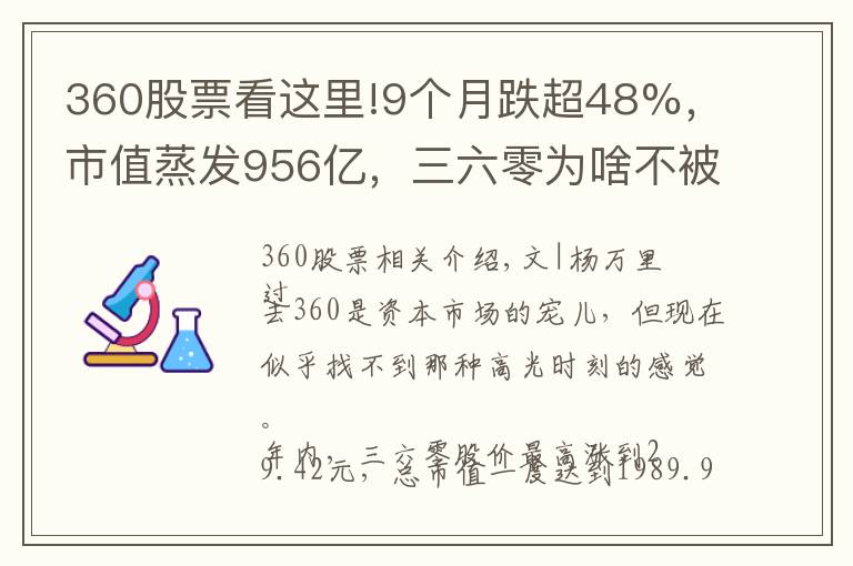 360股票看这里!9个月跌超48%,市值蒸发956亿,三六零为啥不被市场追捧?