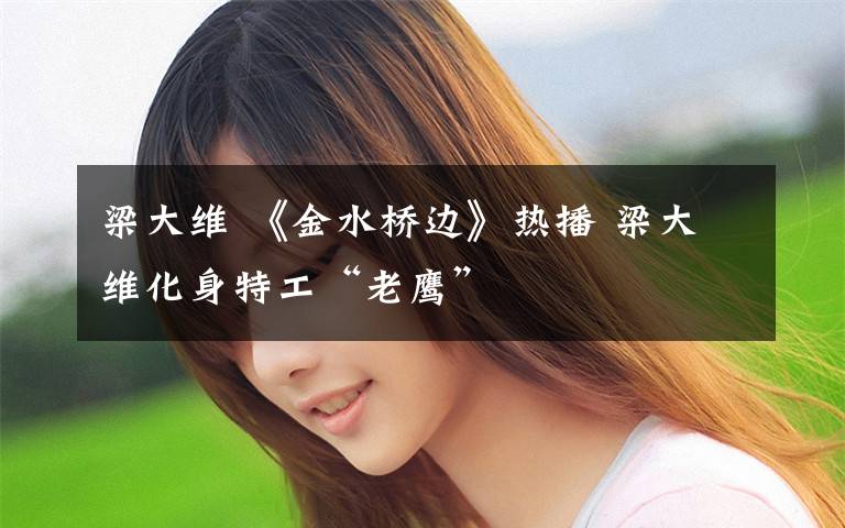 梁大维 《金水桥边》热播 梁大维化身特工“老鹰”