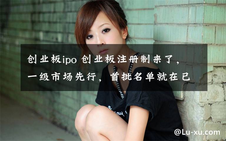 创业板ipo 创业板注册制来了,一级市场先行,首批名单就在已申报IPO的233家公司中