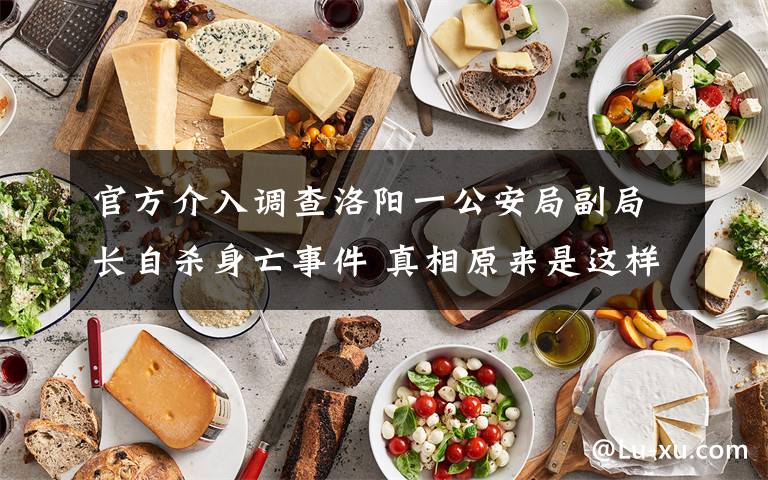 官方介入调查洛阳一公安局副局长自杀身亡事件 真相原来是这样!