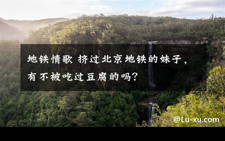 地铁情歌 挤过北京地铁的妹子,有不被吃过豆腐的吗?