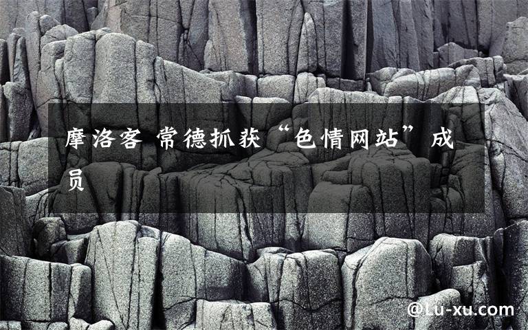 摩洛客 常德抓获“色情网站”成员