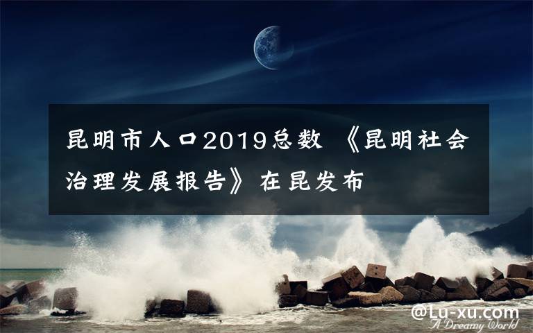 昆明市人口2019总数 《昆明社会治理发展报告》在昆发布