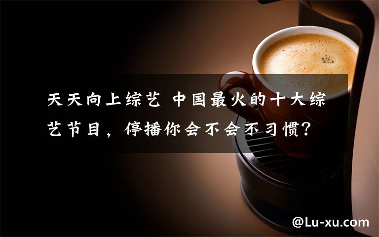 天天向上综艺 中国最火的十大综艺节目,停播你会不会不习惯?