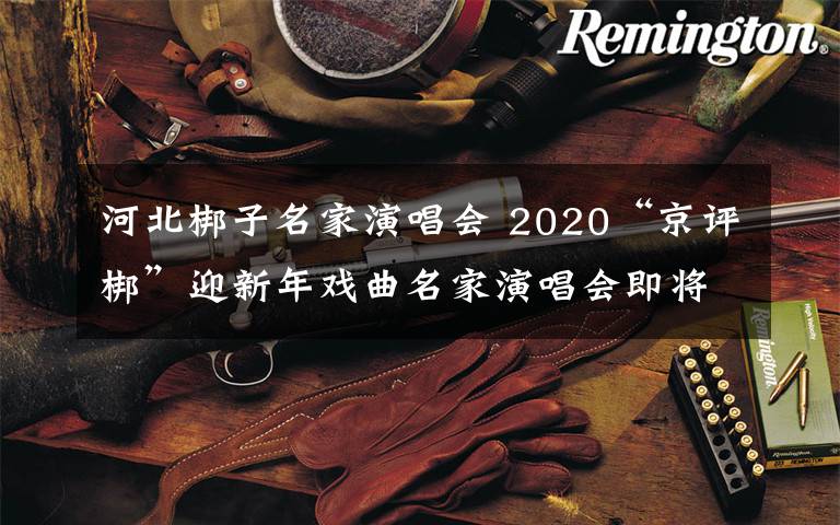 河北梆子名家演唱会 2020“京评梆”迎新年戏曲名家演唱会即将开唱!