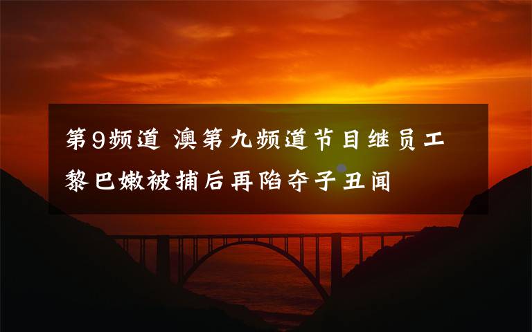 第9频道 澳第九频道节目继员工黎巴嫩被捕后再陷夺子丑闻